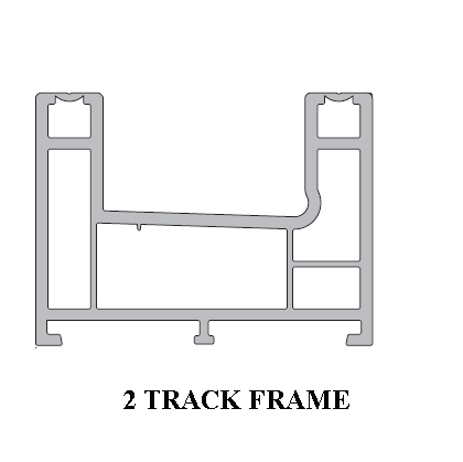 Upvc 2 Track frame