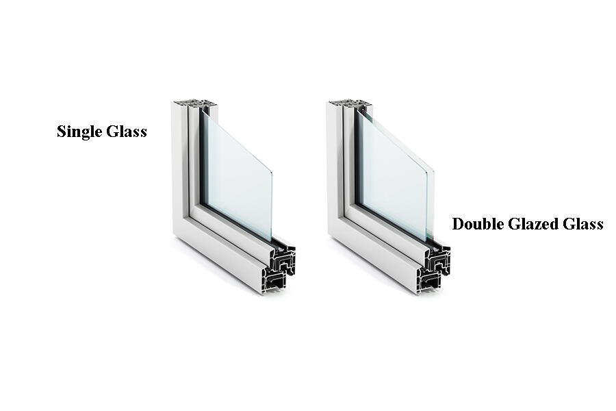 Types of glass used in upvc windows